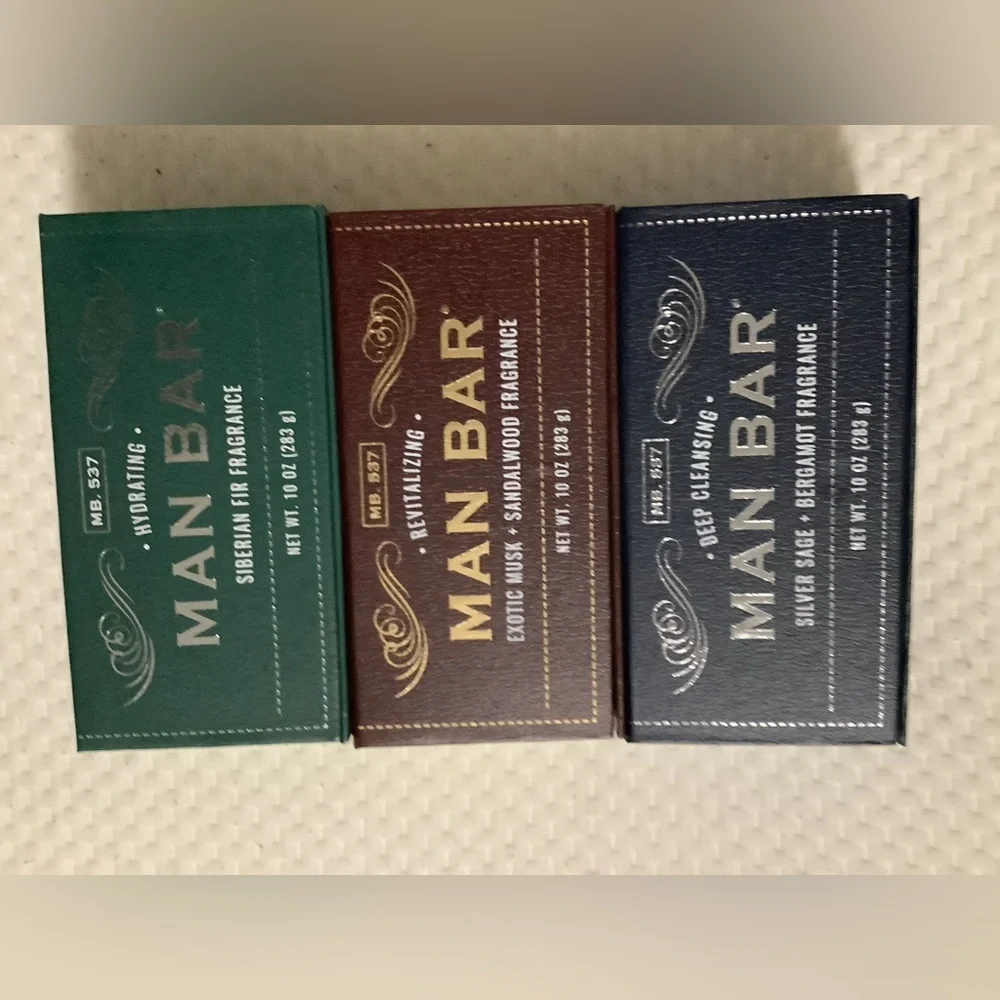 San Francisco Soap Co Man Bar 3-Piece Gift Set - No Harmful Chemicals - Good ...